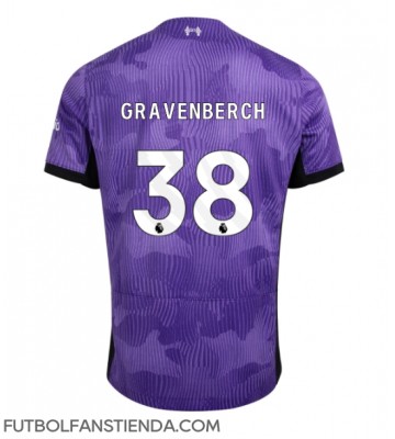 Liverpool Ryan Gravenberch #38 Tercera Equipación 2023-24 Manga Corta